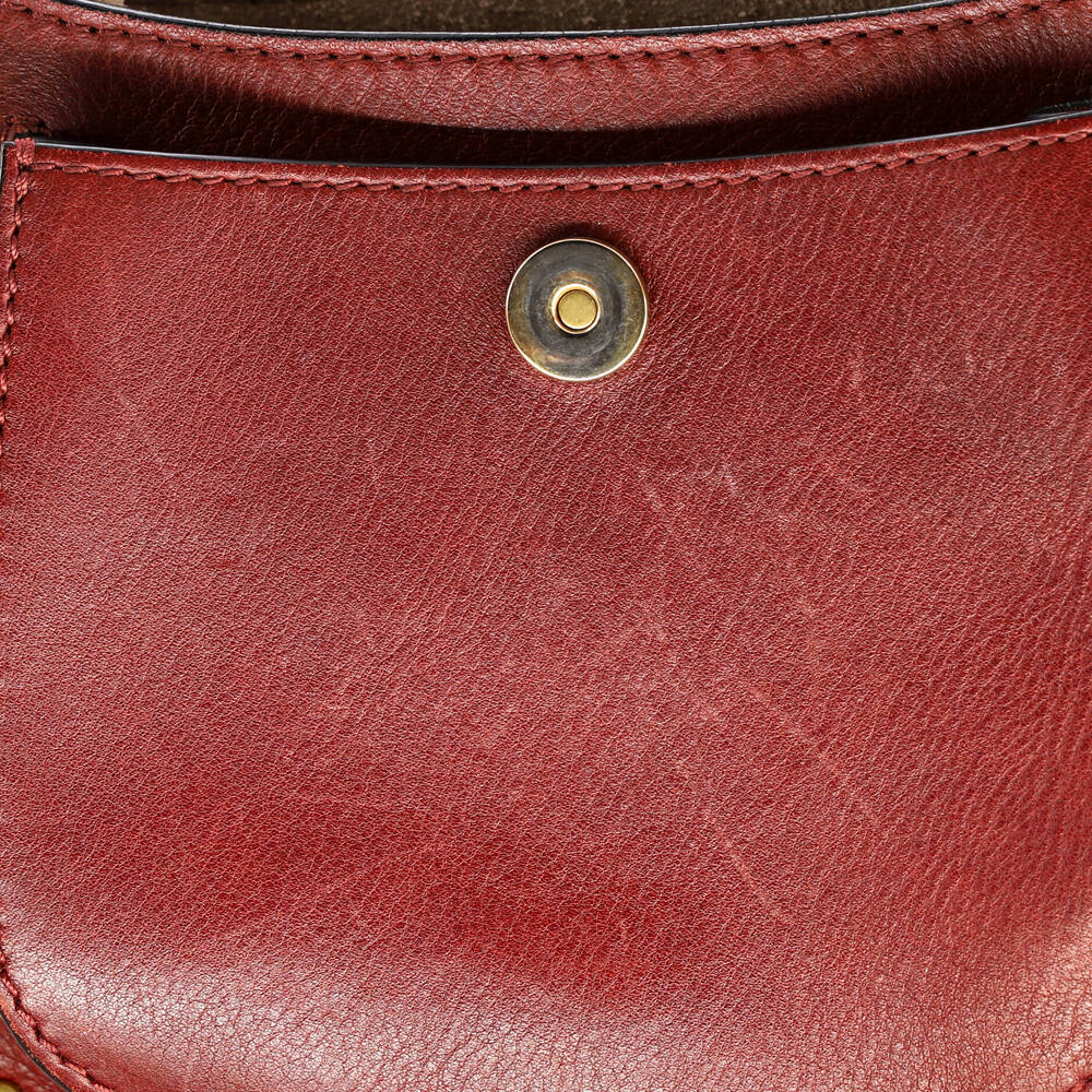 Chloe Mini Hudson Handbag Whipstitch Leather - Picture 6 of 8